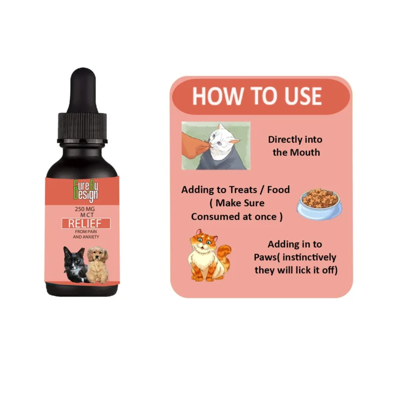 Relief 250mg CBD (MCT) for Small Animals - Image 5