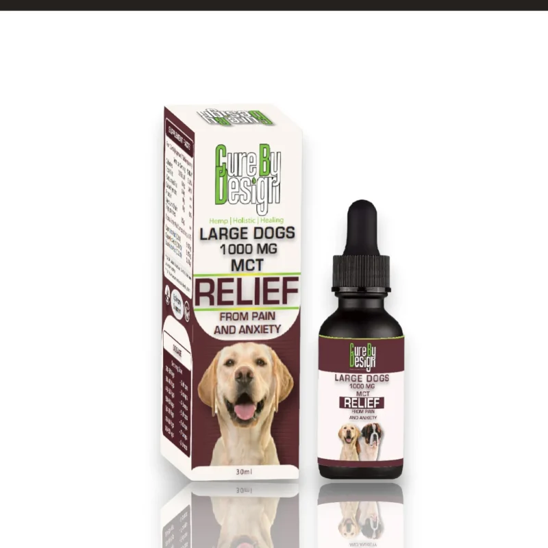 Relief 1000mg CBD MCT for Large Dogs - Image 3